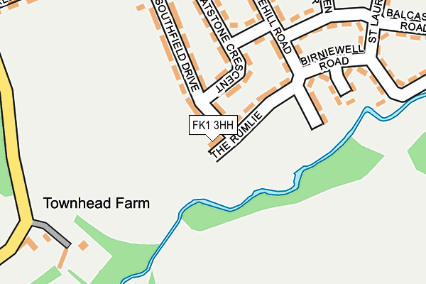 FK1 3HH map - OS OpenMap – Local (Ordnance Survey)