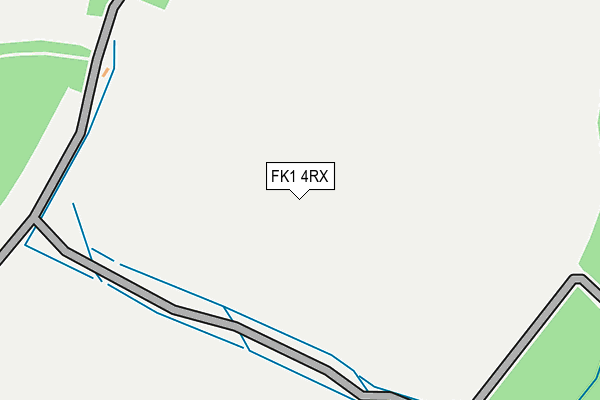 FK1 4RX map - OS OpenMap – Local (Ordnance Survey)