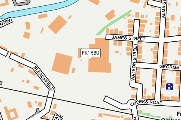 FK1 5BU map - OS OpenMap – Local (Ordnance Survey)