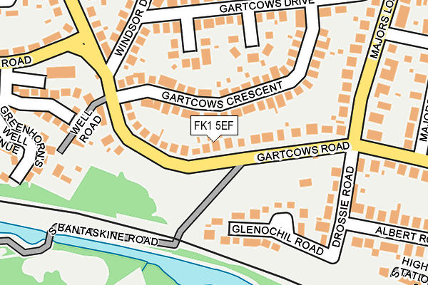FK1 5EF map - OS OpenMap – Local (Ordnance Survey)