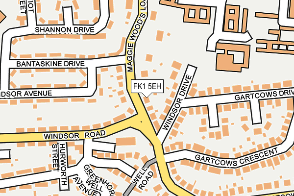 FK1 5EH map - OS OpenMap – Local (Ordnance Survey)