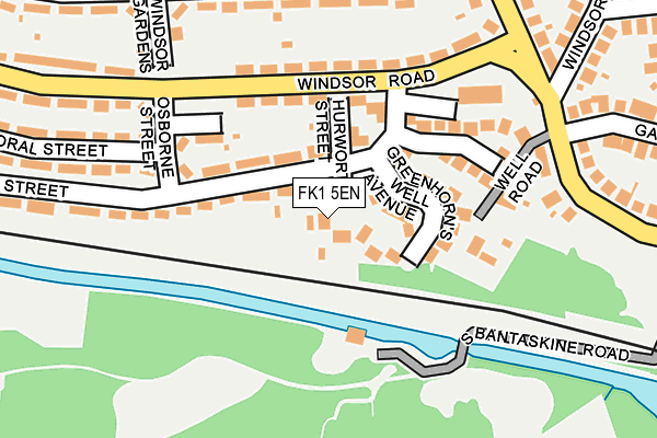 FK1 5EN map - OS OpenMap – Local (Ordnance Survey)