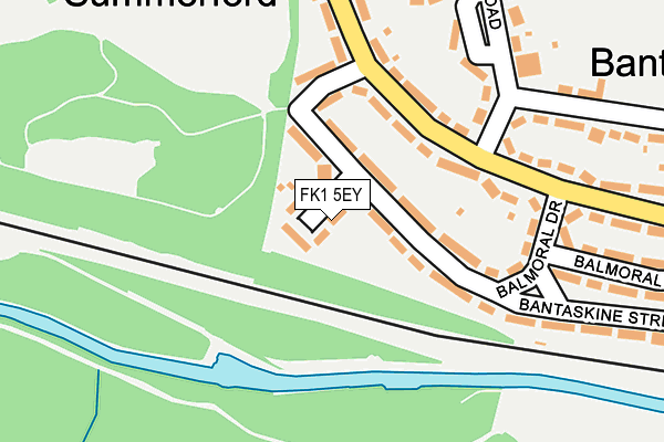 FK1 5EY map - OS OpenMap – Local (Ordnance Survey)