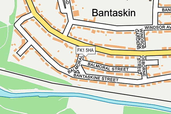 FK1 5HA map - OS OpenMap – Local (Ordnance Survey)