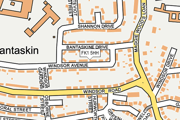 FK1 5HH map - OS OpenMap – Local (Ordnance Survey)