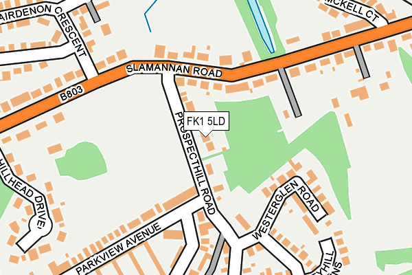 FK1 5LD map - OS OpenMap – Local (Ordnance Survey)