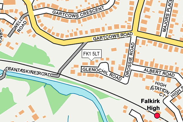 FK1 5LT map - OS OpenMap – Local (Ordnance Survey)