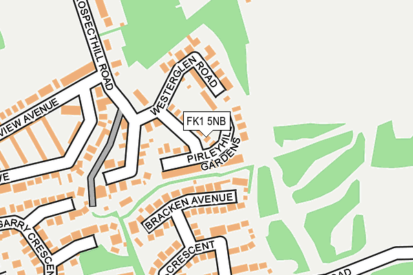 FK1 5NB map - OS OpenMap – Local (Ordnance Survey)