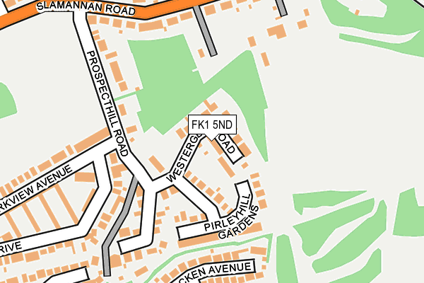 FK1 5ND map - OS OpenMap – Local (Ordnance Survey)