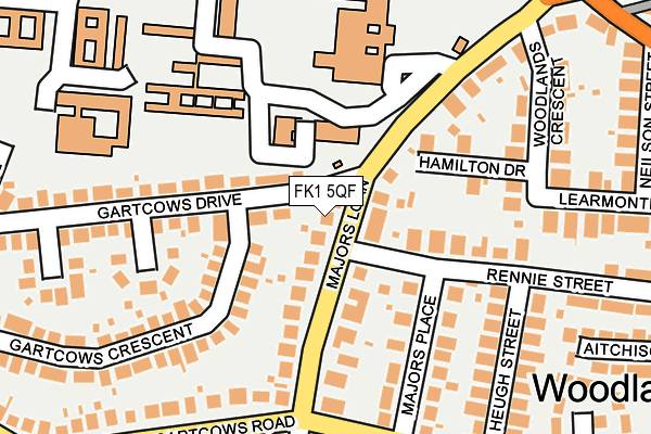 FK1 5QF map - OS OpenMap – Local (Ordnance Survey)