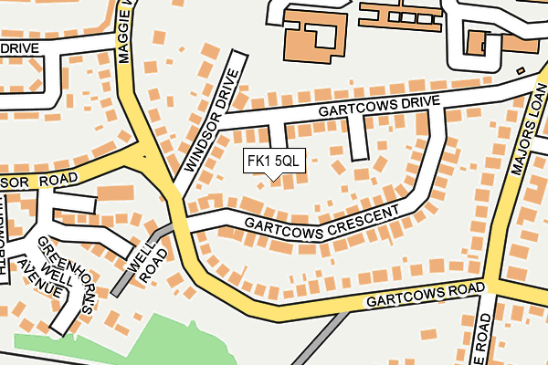 FK1 5QL map - OS OpenMap – Local (Ordnance Survey)