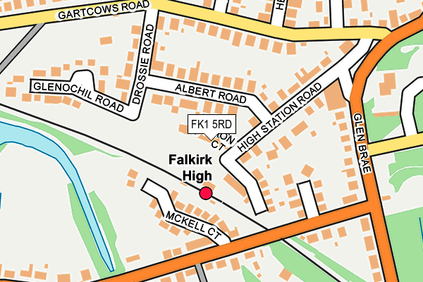 FK1 5RD map - OS OpenMap – Local (Ordnance Survey)