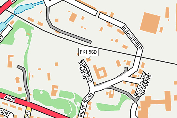 FK1 5SD map - OS OpenMap – Local (Ordnance Survey)