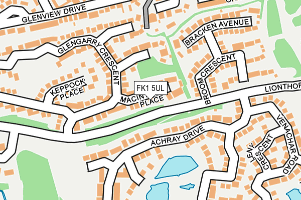 FK1 5UL map - OS OpenMap – Local (Ordnance Survey)