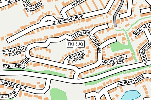 FK1 5UQ map - OS OpenMap – Local (Ordnance Survey)