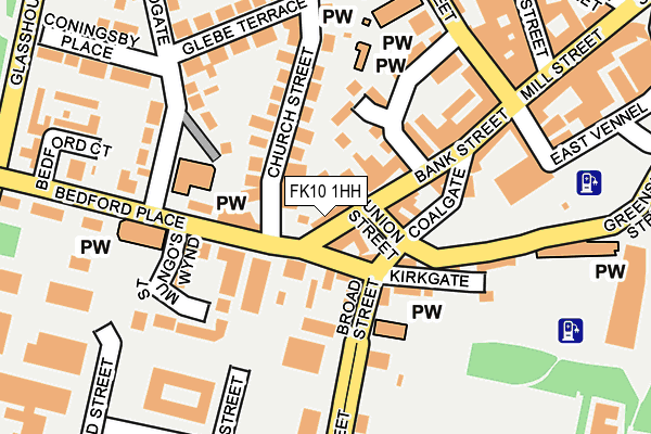 FK10 1HH map - OS OpenMap – Local (Ordnance Survey)