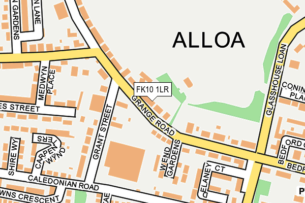 FK10 1LR map - OS OpenMap – Local (Ordnance Survey)