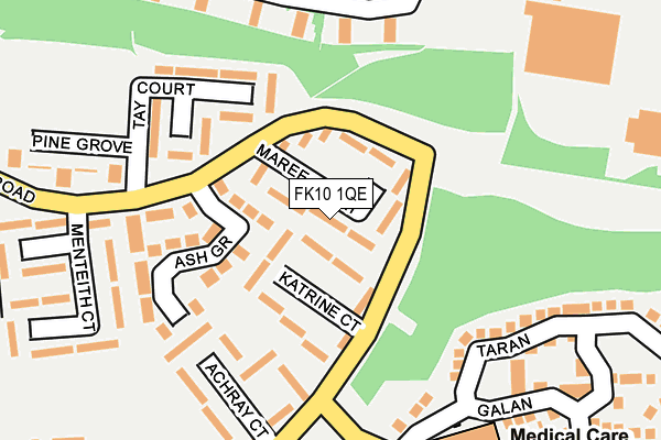 Map of TREE WASH LTD at local scale