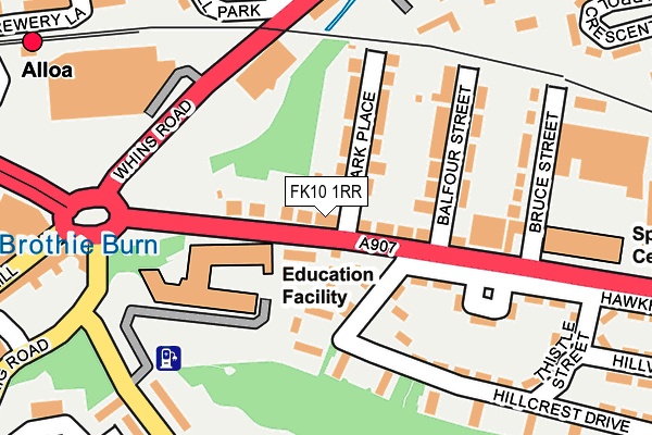 Map of BRM UTILITIES LTD at local scale