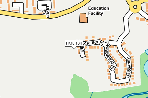FK10 1SH map - OS OpenMap – Local (Ordnance Survey)