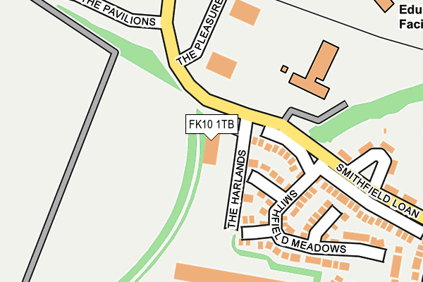 FK10 1TB map - OS OpenMap – Local (Ordnance Survey)