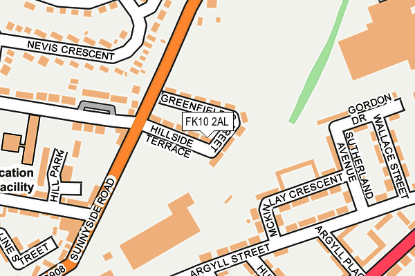 Map of ALBY AUTOS LTD at local scale