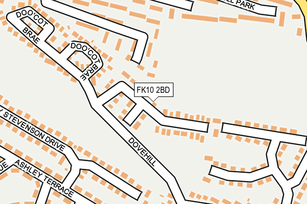 FK10 2BD map - OS OpenMap – Local (Ordnance Survey)