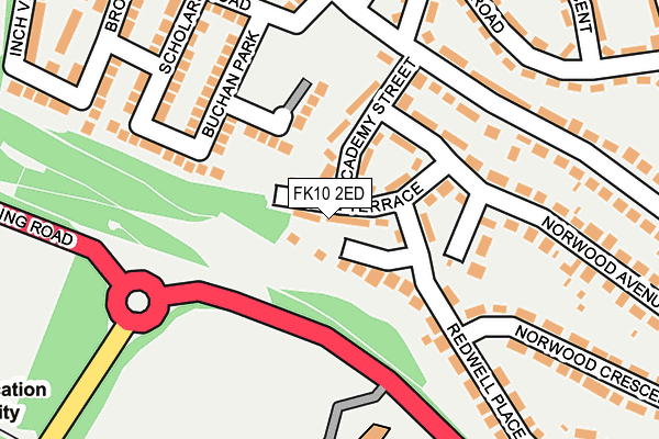 FK10 2ED map - OS OpenMap – Local (Ordnance Survey)