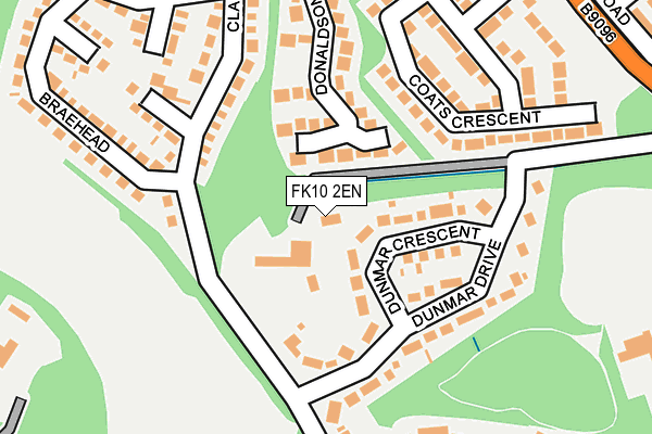 FK10 2EN map - OS OpenMap – Local (Ordnance Survey)