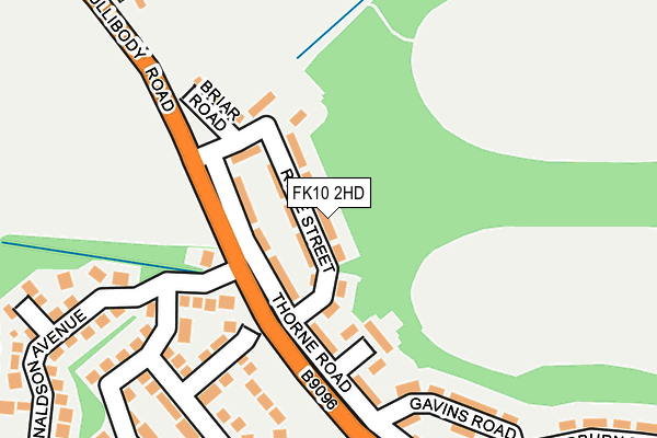 FK10 2HD map - OS OpenMap – Local (Ordnance Survey)