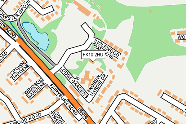FK10 2HU map - OS OpenMap – Local (Ordnance Survey)