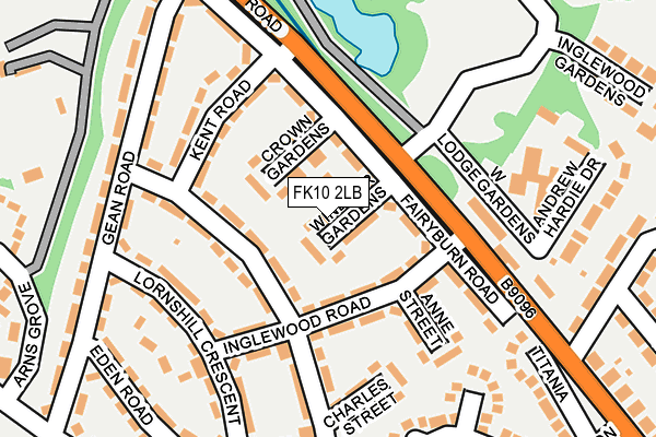 FK10 2LB map - OS OpenMap – Local (Ordnance Survey)