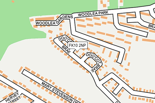 FK10 2NP map - OS OpenMap – Local (Ordnance Survey)