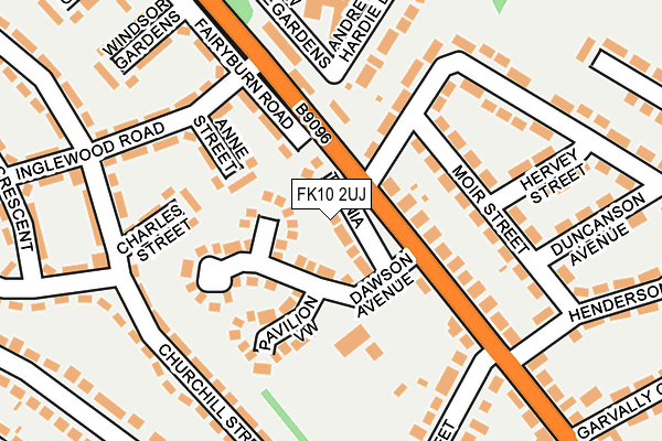 FK10 2UJ map - OS OpenMap – Local (Ordnance Survey)