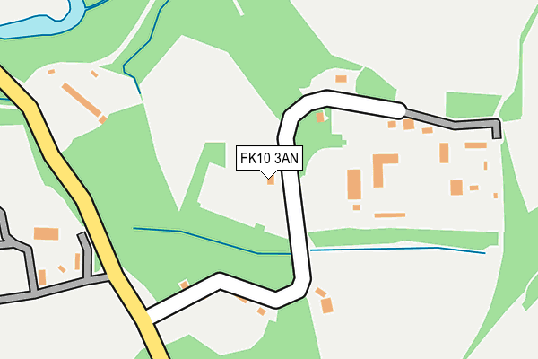 FK10 3AN map - OS OpenMap – Local (Ordnance Survey)