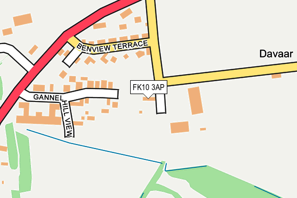 FK10 3AP map - OS OpenMap – Local (Ordnance Survey)