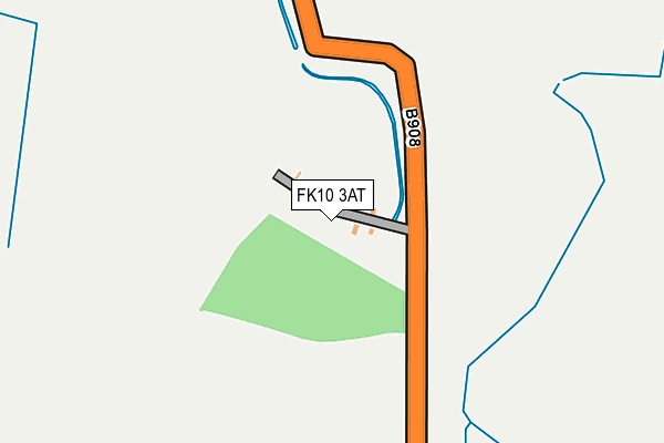 FK10 3AT map - OS OpenMap – Local (Ordnance Survey)