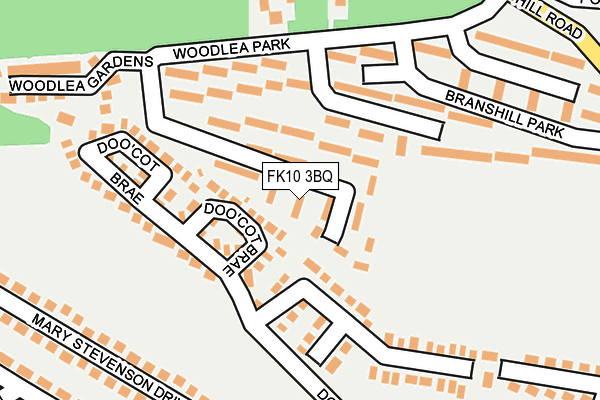 FK10 3BQ map - OS OpenMap – Local (Ordnance Survey)