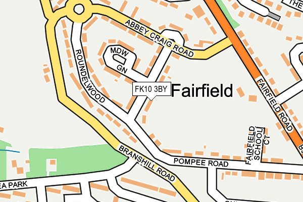 FK10 3BY map - OS OpenMap – Local (Ordnance Survey)