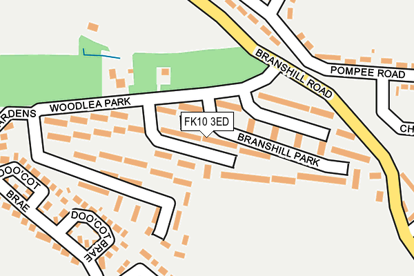 FK10 3ED map - OS OpenMap – Local (Ordnance Survey)