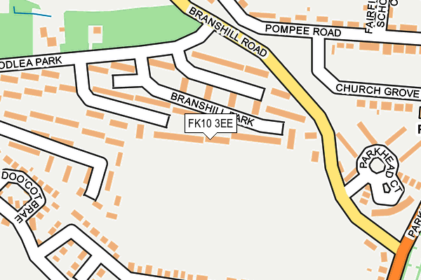 FK10 3EE map - OS OpenMap – Local (Ordnance Survey)