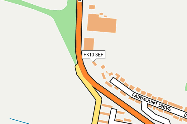 FK10 3EF map - OS OpenMap – Local (Ordnance Survey)
