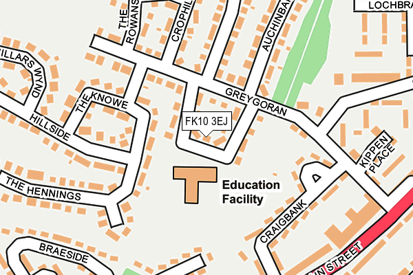 FK10 3EJ map - OS OpenMap – Local (Ordnance Survey)
