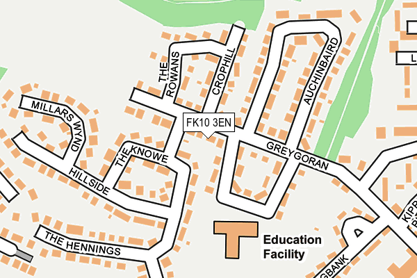 FK10 3EN map - OS OpenMap – Local (Ordnance Survey)