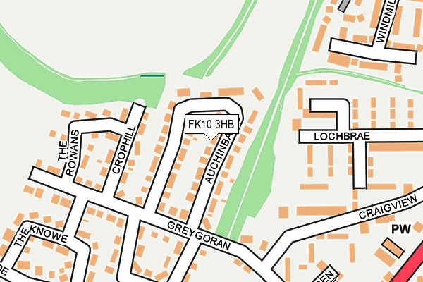 FK10 3HB map - OS OpenMap – Local (Ordnance Survey)