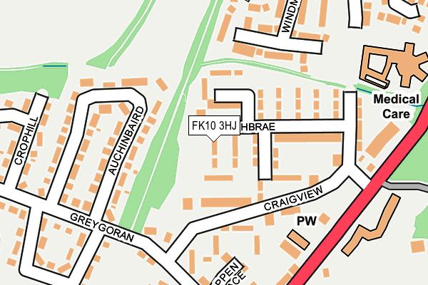 FK10 3HJ map - OS OpenMap – Local (Ordnance Survey)
