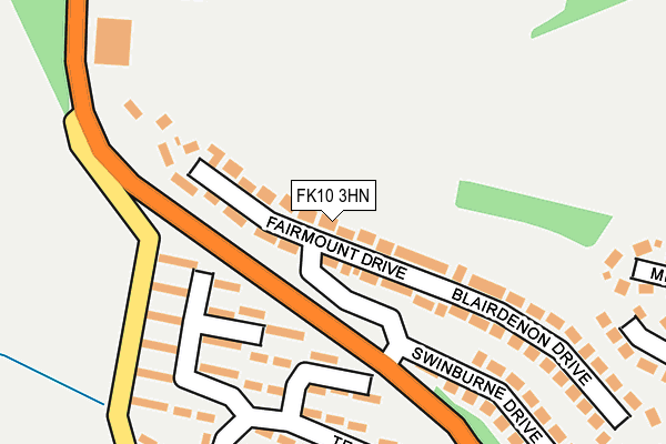 FK10 3HN map - OS OpenMap – Local (Ordnance Survey)