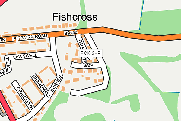FK10 3HP map - OS OpenMap – Local (Ordnance Survey)