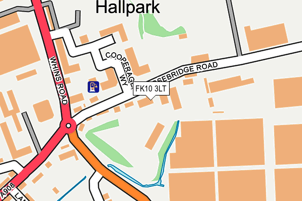 FK10 3LT map - OS OpenMap – Local (Ordnance Survey)