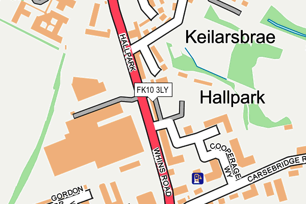 FK10 3LY map - OS OpenMap – Local (Ordnance Survey)